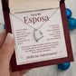 Regalo 60 Aniversario para Esposa - Collar Amor Eterno - Bodas de Diamante - To My Wife Necklace in Spanish
