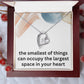New Mom Necklace – Expecting Mom Gift for Mother’s Day or Christmas – The Smallest Things Fill the Biggest Space in Your Heart