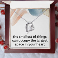 Load image into Gallery viewer, New Mom Necklace – Expecting Mom Gift for Mother’s Day or Christmas – The Smallest Things Fill the Biggest Space in Your Heart ShineOn Fulfillment

