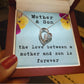 Mother and Son Forever Love Necklace, Gift for Mom from Son with Heartfelt Message Card