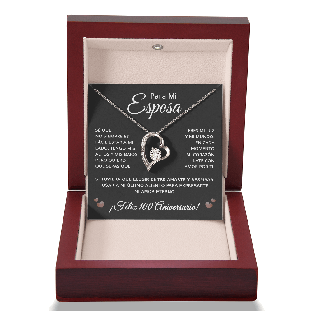 100 Anos de Aniversario Para Mi Esposa - 100 Year Aniversario Gift for Her