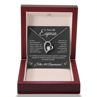 Load image into Gallery viewer, 100 Anos de Aniversario Para Mi Esposa - 100 Year Aniversario Gift for Her
