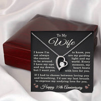 Load image into Gallery viewer, 35th Anniversary Gift for Wife – Necklace with Heartfelt Message Card
