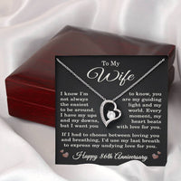 Load image into Gallery viewer, 86th Anniversary Gift for Wife – Necklace with Heartfelt Message Card
