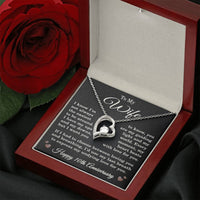 Load image into Gallery viewer, 10th Anniversary Gift for Wife – Necklace with Heartfelt Message Card
