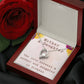 Mother and Daughter Forever Love Necklace, The Love Between a Mother and Daughter is Forever, Gift with Message Card