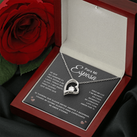 Load image into Gallery viewer, A Mi Esposa Collar Corazón Para Siempre - Regalo Para Esposa De Esposo - Heart Necklace Gift For Her
