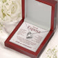 Regalo 49 Aniversario para Esposa - Collar Amor Eterno - To My Wife Necklace in Spanish