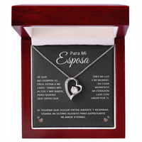 Load image into Gallery viewer, A Mi Esposa Collar Corazón Para Siempre - Regalo Para Esposa De Esposo - Heart Necklace Gift For Her
