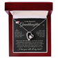 To My Beautiful Granddaughter Heart Necklace - Granddaughter Gifts from Grandma