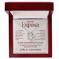 Regalo 62 Aniversario para Esposa - Collar Amor Eterno - To My Wife Necklace in Spanish