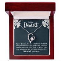Load image into Gallery viewer, To My Dearest Necklace for Wife, Girlfriend Gift for Anniversary Gift for Christmas Gift for Partner
