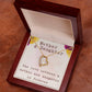 Mother’s Day Gift from Daughter – Mother Daughter Heart Necklace for Birthday or Christmas – The Love Between Mother and Daughter Is Forever