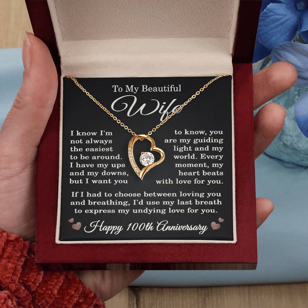 To My Wife Three Part Necklace Mockup - Do not Sync with Website