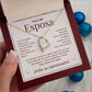 Regalo 10 Aniversario para Esposa - Collar Amor Eterno - To My Wife Necklace in Spanish