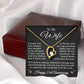 21st Anniversary Necklace for Wife from Husband 21 Years Anniversary Jewelry for Her Women Forever Love Pendant