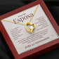 Regalo 42 Aniversario para Esposa - Collar Amor Eterno - To My Wife Necklace in Spanish