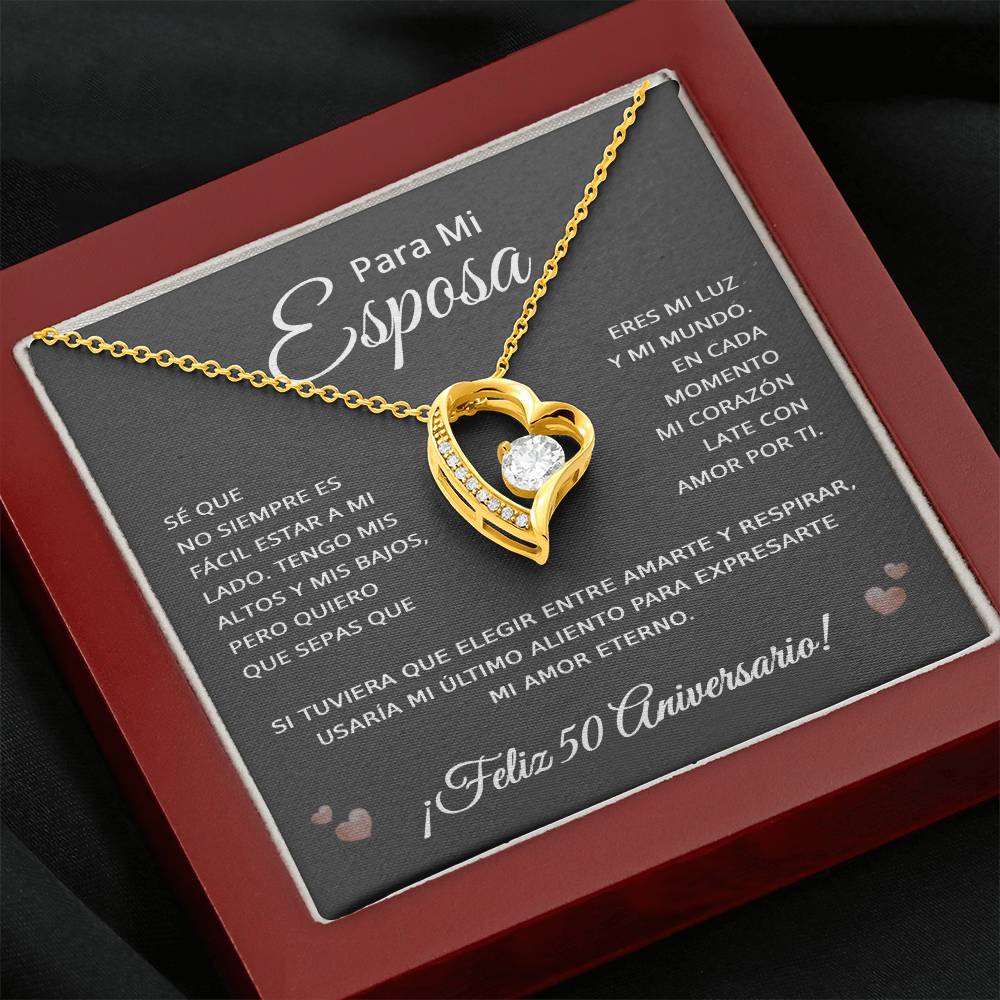 50 Anos de Aniversario Para Mi Esposa - 50 Year Aniversario Gift for Her