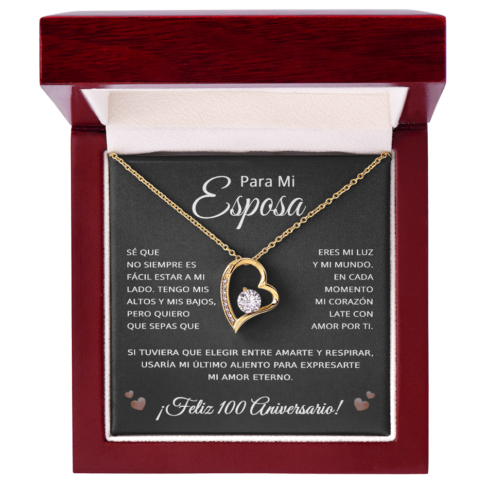 100 Anos de Aniversario Para Mi Esposa - 100 Year Aniversario Gift for Her