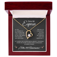 Load image into Gallery viewer, 100 Anos de Aniversario Para Mi Esposa - 100 Year Aniversario Gift for Her

