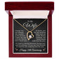 26th Anniversary Necklace for Wife from Husband 26 Years Anniversary Jewelry for Her Women Forever Love Pendant