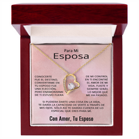 Load image into Gallery viewer, Para Mi Esposa En Espanol Novia Pareja Amor Aniversario Cumpleaños Celebración Collar Pendiente

