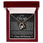 30th Anniversary Necklace for Wife from Husband 30 Years Anniversary Jewelry for Her Women Forever Love Pendant