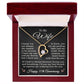 37th Anniversary Necklace for Wife from Husband 37 Years Anniversary Jewelry for Her Women Forever Love Pendant