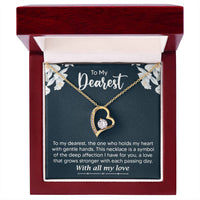 Load image into Gallery viewer, To My Dearest Necklace for Wife, Girlfriend Gift for Anniversary Gift for Christmas Gift for Partner
