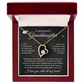 To My Beautiful Granddaughter Heart Necklace - Granddaughter Gifts from Grandma