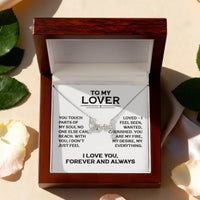 Load image into Gallery viewer, To My Lover Necklace, Anniversary or Valentine's Day Jewelry for Wife or Girlfriend - Love Pendant
