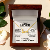 Load image into Gallery viewer, To My Lover Necklace, Anniversary or Valentine's Day Jewelry for Wife or Girlfriend - Love Pendant
