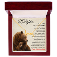Load image into Gallery viewer, Valentine's Day Jewelry for Daughter, Love Necklace from Mom Dad with Gift Box
