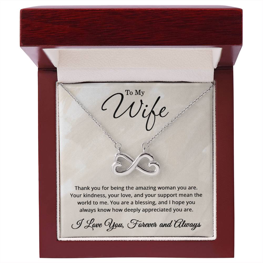 To My Wife Necklace - Birthday Gifts for Wife - Christmas Gifts for Wife