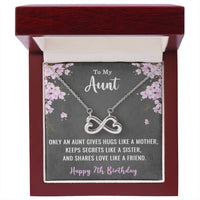 Load image into Gallery viewer, To My Aunt Necklace for Her 7th Birthday 7 Years Old Birthday
