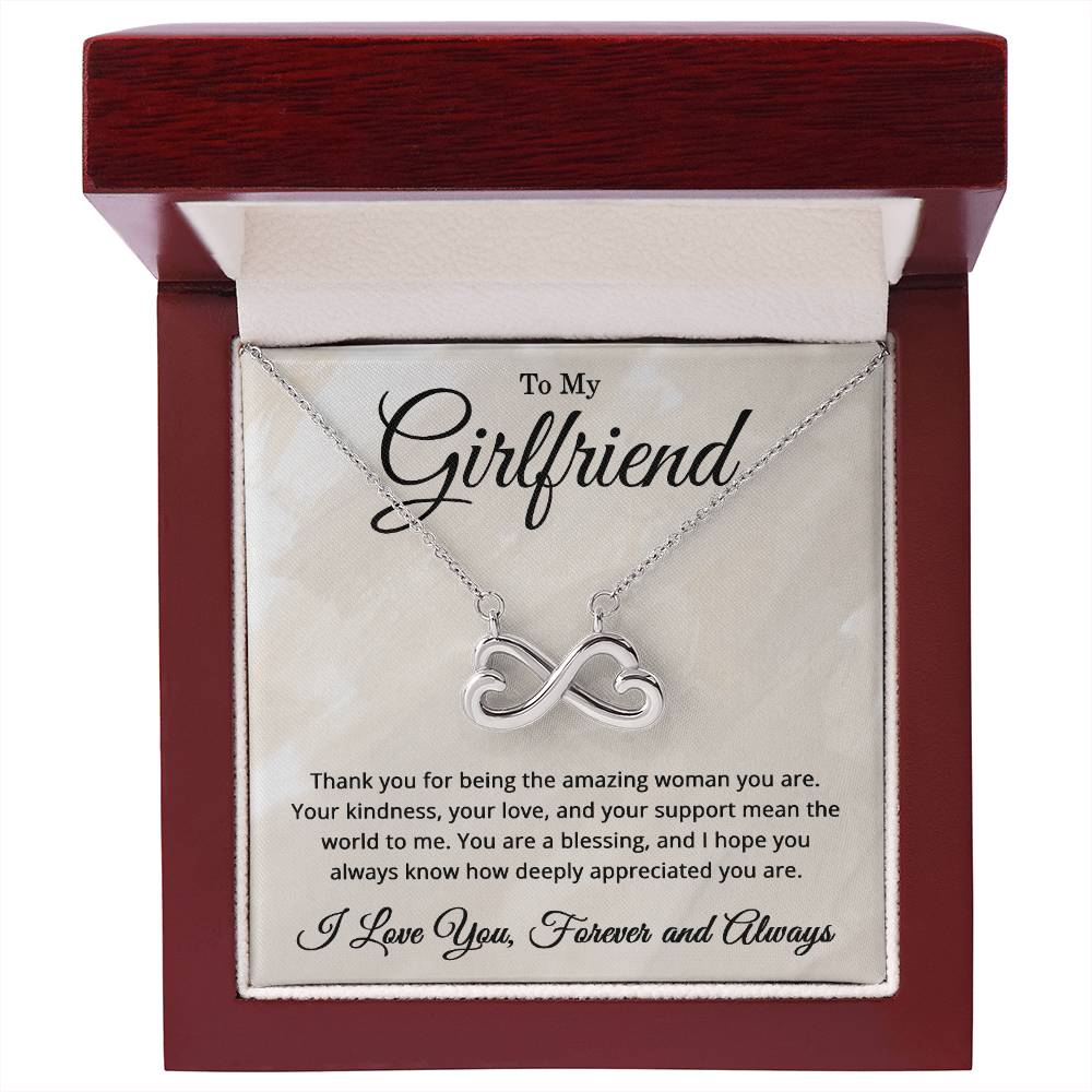 To My Girlfriend Necklace - Birthday Gifts for Girlfriend - Christmas Gifts for Girlfriend