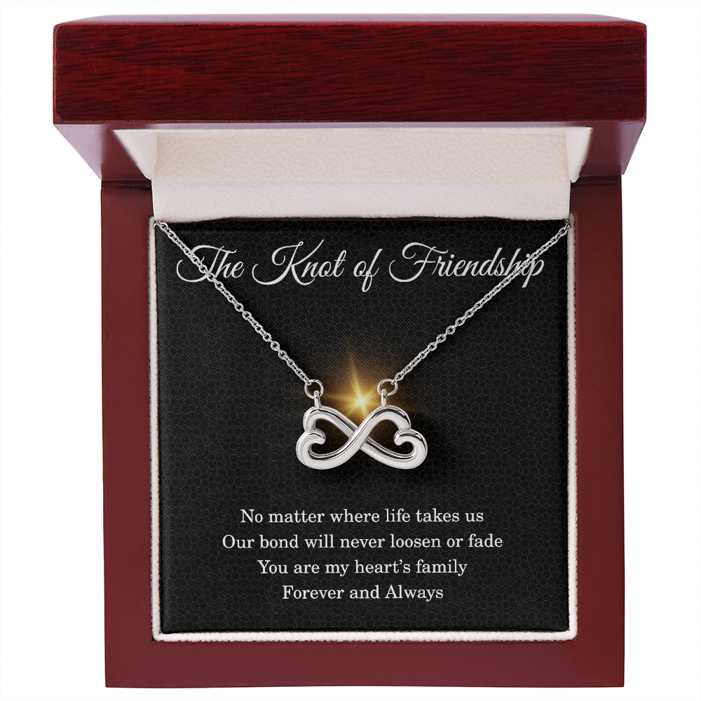 Friendship Gifts for Women Friendship Necklace for Her Birthday Gifts for Best Friend Knot of Necklace Christmas Gifts for Bestie BFF
