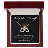 Load image into Gallery viewer, Friendship Gifts for Women Friendship Necklace for Her Birthday Gifts for Best Friend Knot of Necklace Christmas Gifts for Bestie BFF

