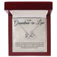 To My Grandma in Law Necklace - Grandma-in-Law Gifts - Christmas Gifts for Grandmother in Law