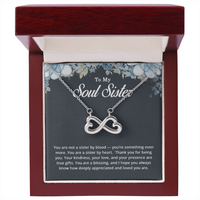 Load image into Gallery viewer, To My Soul Sister Necklace - Soul Sister Gifts for Women Best Friends
