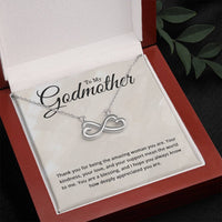 Load image into Gallery viewer, To My Godmother Necklace, Godmother Mothers Day Gift
