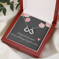 Load image into Gallery viewer, Sister Necklace for Her Little Sister Christmas Gift Big Sister Birthday Gift Sister Gift for 2 Bridesmaid Gift Maid of Honor Jewelry
