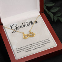 Load image into Gallery viewer, To My Godmother Necklace, Godmother Mothers Day Gift

