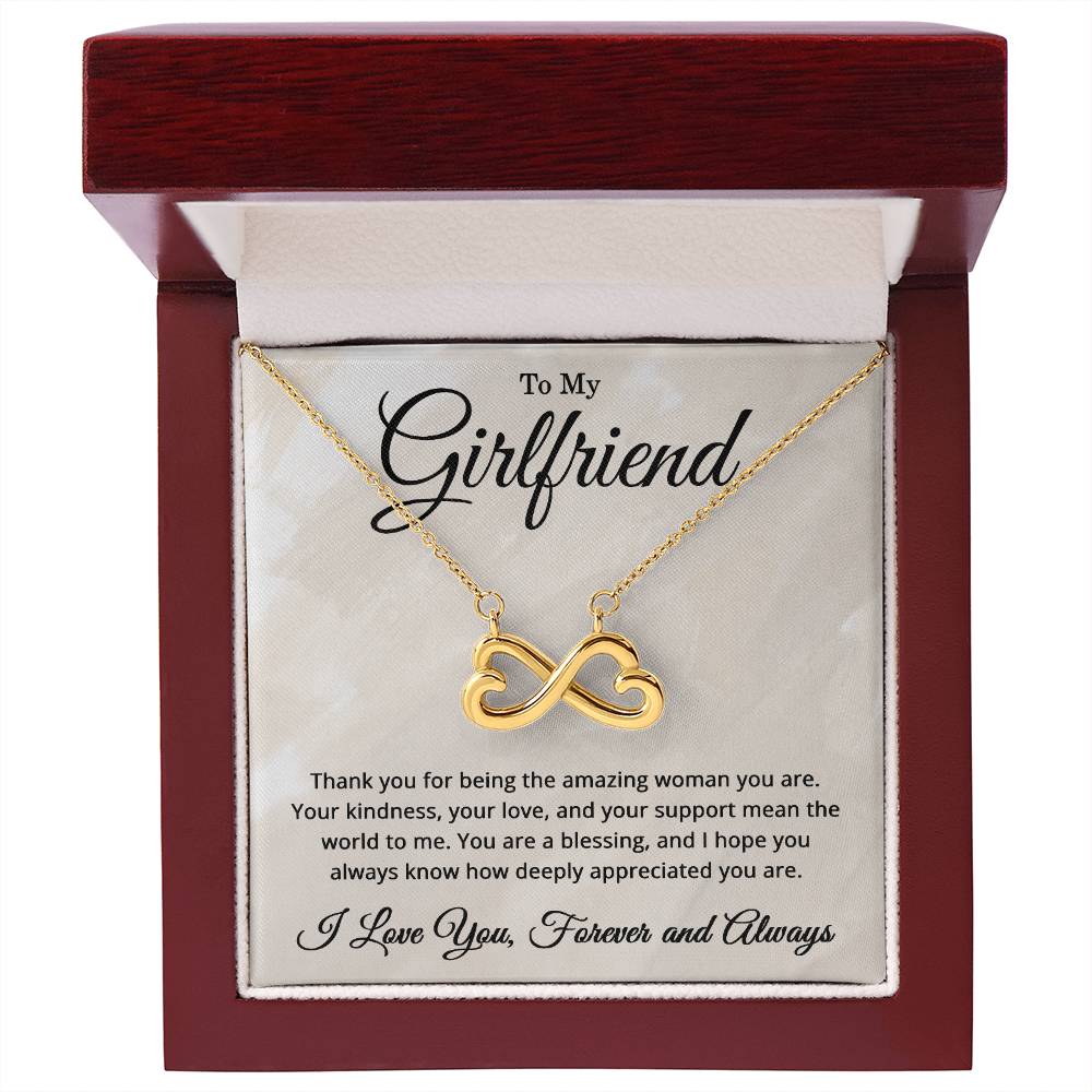 To My Girlfriend Necklace - Birthday Gifts for Girlfriend - Christmas Gifts for Girlfriend
