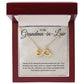 To My Grandma in Law Necklace - Grandma-in-Law Gifts - Christmas Gifts for Grandmother in Law