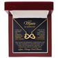 Mom Infinity Necklace – Thank You Mother's Day Gift from Son - To My Loving Mom Necklace