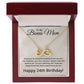 24th Birthday Gifts for Bonus Mom - 24th Birthday Necklace for Bonus Mom - To My Bonus Mom Necklace