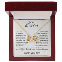Load image into Gallery viewer, Happy You Day Gifts for Sister - Birthday Necklace for Sister
