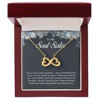 Load image into Gallery viewer, To My Soul Sister Necklace - Soul Sister Gifts for Women Best Friends
