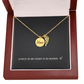 Loss of Mother Necklace – Bereavement Gift for Sister or Daughter – A Piece of My Heart Is in Heaven Memorial Jewelry